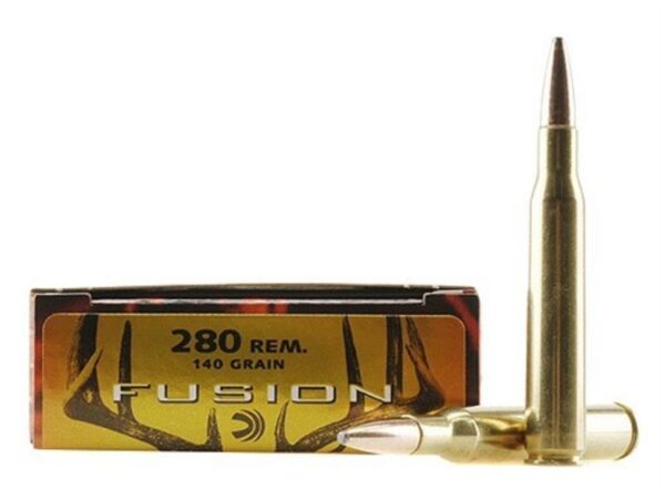 Federal Fusion .280 Remington 140 Gr. Spitzer Bot Tail- Box of 20