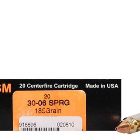 HSM Trophy Gold .30-06 Springfield 185 Gr. Berger Hunting VLD Hollow Point Boat Tail- Box of 20