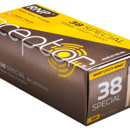 Inceptor Sport Utility .38 Special 84 Gr. RNP Frangible- Lead-Free- Box of 50