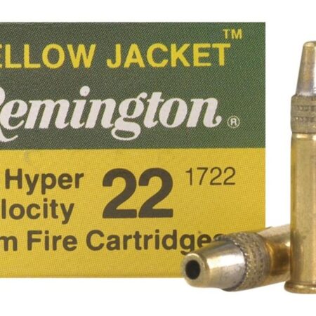 Remington Yellow Jacket .22 Long Rifle 33 Gr. Plated Truncated Cone Hollow Point- Box of 500