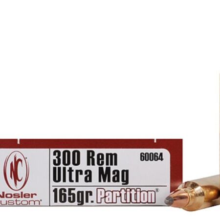 Nosler Trophy Grade .300 Remington Ultra Magnum 165 Gr. Partition- Box of 20