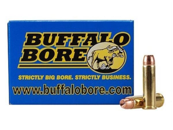 Buffalo Bore .357 Magnum 158 Gr. Jacketed Hollow Point Low Recoil- Box of 20