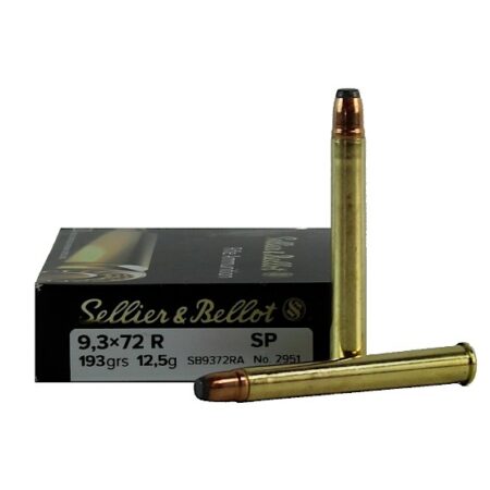 Sellier & Bellot 9.3x72R 193 Gr. Soft Point- Box of 20