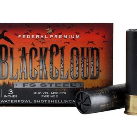 Federal Premium Black Cloud 12 Gauge 3" 1-1/4 oz #2 Non-Toxic FlightStopper Steel Shot- Box of 25