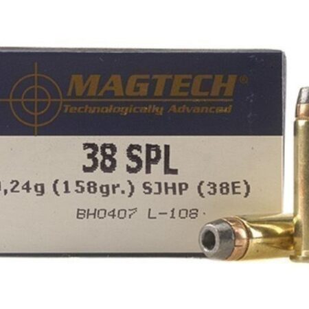 Magtech .38 Special 158 Gr. Semi-Jacketed Hollow Point- Box of 50
