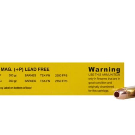 Buffalo Bore .45-70 Government 350 Gr. TSX Bullet Flat Nose- Lead-Free- Box of 20