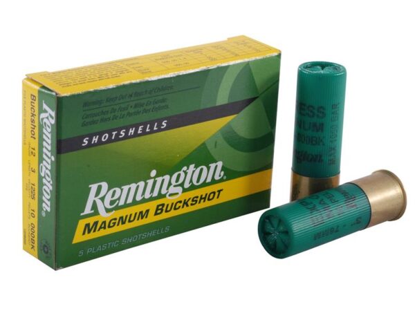 Remington Express 12 Gauge 3" 00 Buckshot 15 Pellets- Box of 5