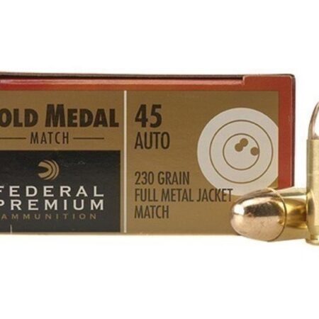 Federal Premium Gold Medal Match .45 ACP 230 Gr. Full Metal Jacket- Box of 50