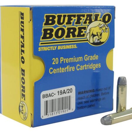 Buffalo Bore .357 Magnum 180 Gr. Lead Flat Nose Gas Check- Box of 20