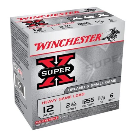 Winchester Super-X Game Load 12 Gauge 2-3/4" 1 oz #6 Shot- Box of 25
