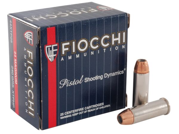 Fiocchi Extrema .44 Remington Magnum 240 Gr. Hornady XTP Jacketed Hollow Point- Box of 25