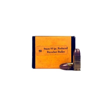 HSM Factory Blemish 9mm Luger 95 Gr. Frangible Reduced Ricochet- Flat Nose- Box of 50