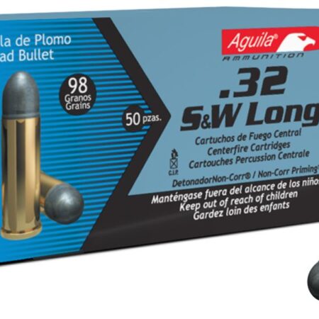 Aguila .32 S&W Long 98 Gr. Lead Round Nose- Box of 50