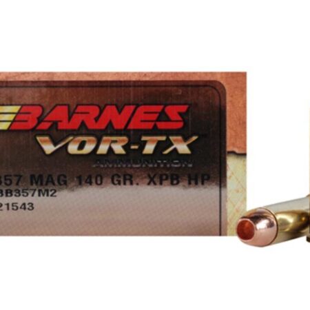 Barnes VOR-TX .357 Magnum 140 Gr. XPB Hollow Point Lead-Free- Box of 20