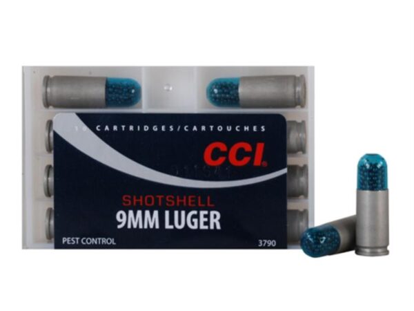 CCI Shotshell 9mm Luger 53 Gr. #12 Shot- Box of 10