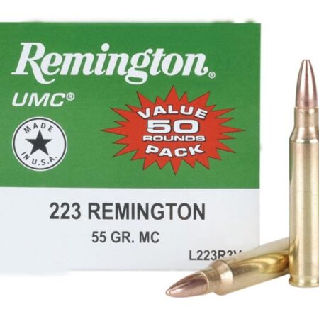 Remington UMC .223 Remington 55 Gr. Full Metal Jacket- Box of 50