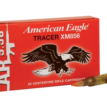 Federal American Eagle Tactical Tracer 5.56x45mm NATO 64 Gr. XM856 Full Metal Jacket Tracer- Box of 20