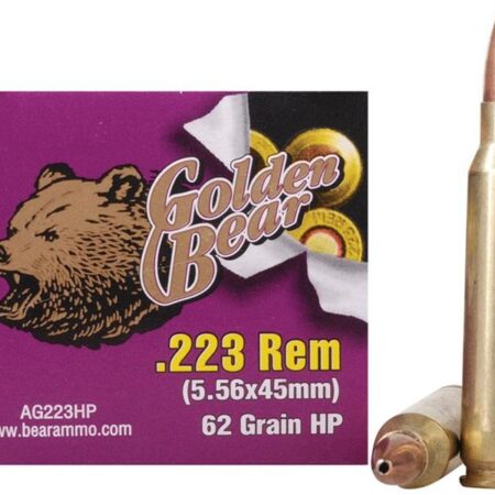 Golden Bear .223 Remington 62 Gr. HP (Bi-Metal)- Box of 20