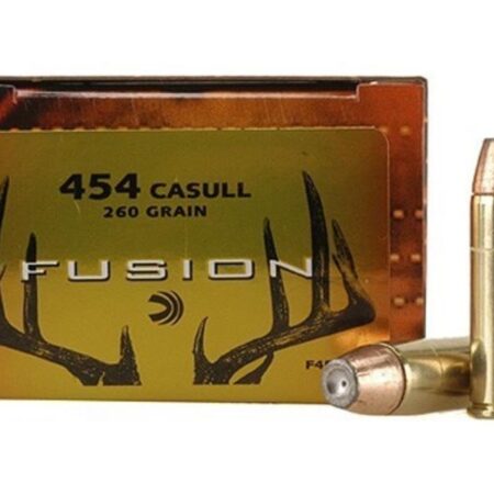 Federal Fusion .454 Casull 260 Gr. Jacketed Hollow Point- Box of 20