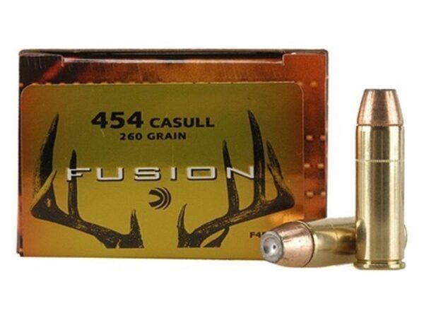 Federal Fusion .454 Casull 260 Gr. Jacketed Hollow Point- Box of 20