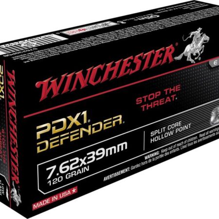 Winchester Supreme Elite Self Defense 7.62x39mm 120 Gr. PDX1 Jacketed Hollow Point- Box of 20