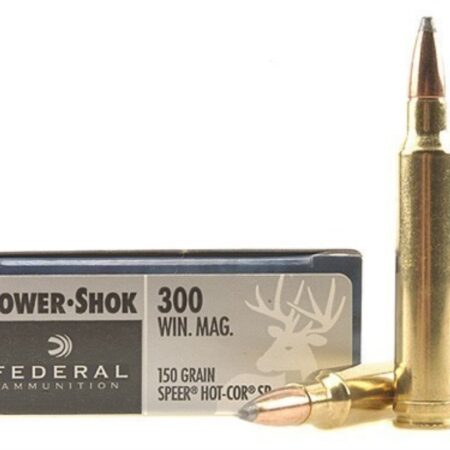 Federal Power-Shok .300 Winchester Magnum 150 Gr. Speer Hot-Cor Soft Point- Box of 20