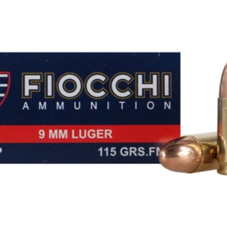 Fiocchi Shooting Dynamics 9mm Luger 115 Gr. FMJ- Case of 1000