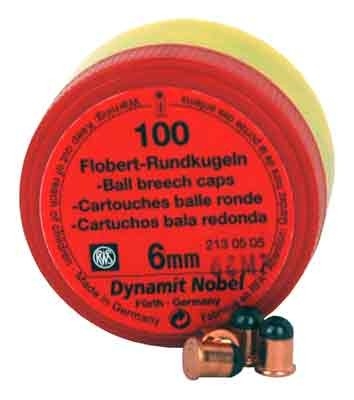 RWS .22 BB (6mm Flobert) Lead BB- Pack of 100