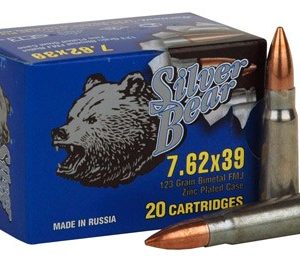 Silver Bear 7.62x39 123 Gr. FMJ (Bi-Metal)- Box of 20