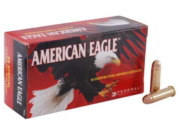 Federal American Eagle .38 Special 130 Gr. Full Metal Jacket- Box of 50