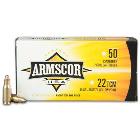 Armscor Precision .22 TCM 40 Gr. Jacketed Hollow Point- Box of 50