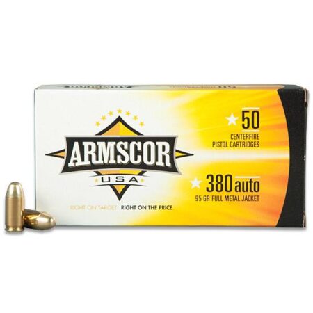 Armscor .380 ACP  95 Gr. FMJ- Box of 50