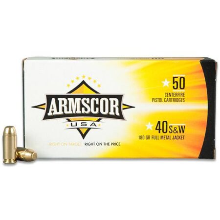 Armscor .40 S&W 180 Gr. Full Metal Jacket- Box of 50