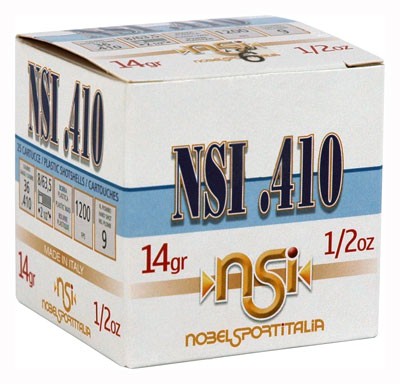NobelSport .410 2-1/2" 1/2 OZ. #9- Box of 25
