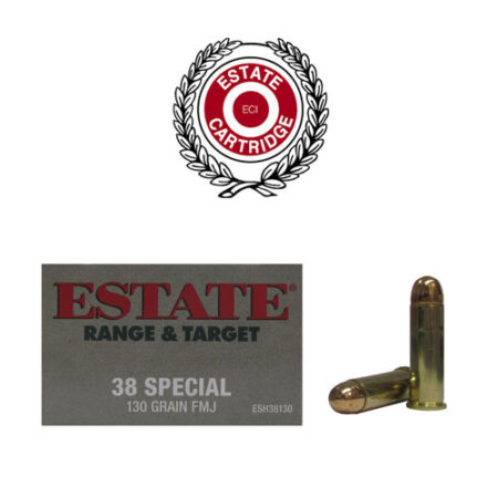 Estate Range & Target .38 Special 130 Gr. FMJ- Box of 50