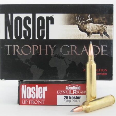 Nosler Trophy Grade .26 Nosler 129 Gr. AccuBond Long Range- Box of 20