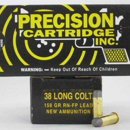 PCI .38 Long Colt 158 Gr. Round Nose Flat Point Lead- Box of 50