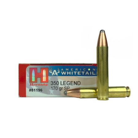 Hornady American Whitetail .350 Legend 170 Gr. Interlock Spire Point- Box of 20