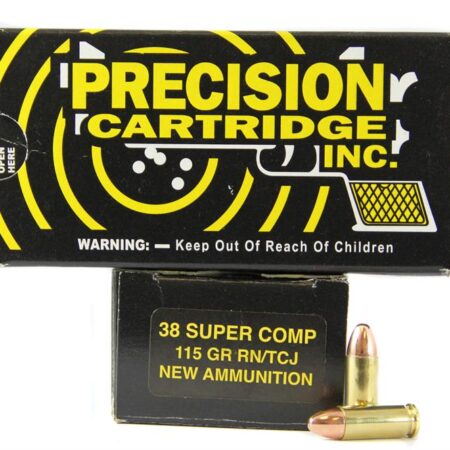 PCI .38 Supercomp 115 Gr. Round Nose/ TCJ- Box of 50