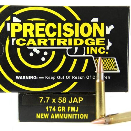 PCI 7.7x58mm Japanese 174 Gr. FMJ- Box of 20