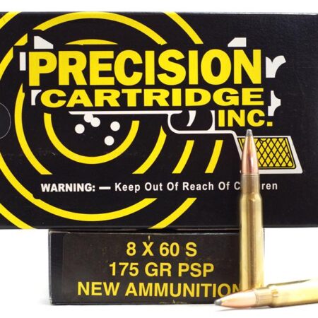 PCI 8x60mm S 175 Gr. Pointed Soft Point- Box of 20
