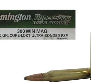 Remington HyperSonic .300 Winchester Magnum 180 Gr. Core-Lokt Ultra Bonded Pointed Soft Point- Box of 20