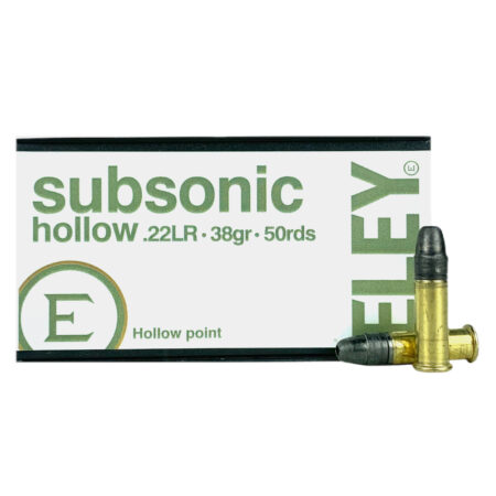 Eley Subsonic .22 Long Rifle 38 Gr. Lead Hollow Point- Box of 50