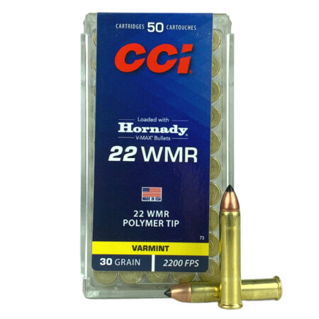 CCI .22 Winchester Magnum Rimfire (WMR) 30 Gr. V-Max- Box of 50