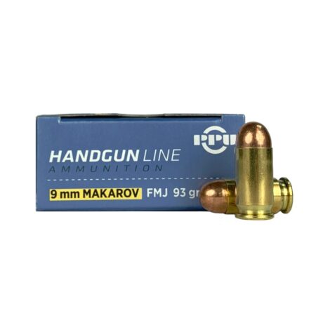 Prvi Partizan 9x18 Makarov 93 Gr. Full Metal Jacket- Box of 50