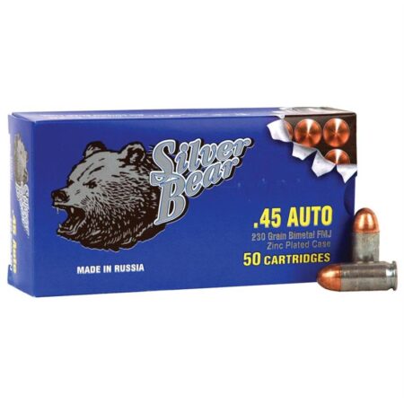 Silver Bear .45 ACP 230 Gr. FMJ (Bi-Metal)- Box of 50