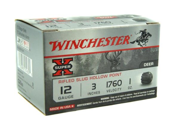 Winchester Super-X 12 Gauge 3" 1 oz Rifled Slug- Box of 15