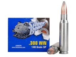 Silver Bear .308 Winchester 140 Gr. SP (Bi-Metal)- Box of 20