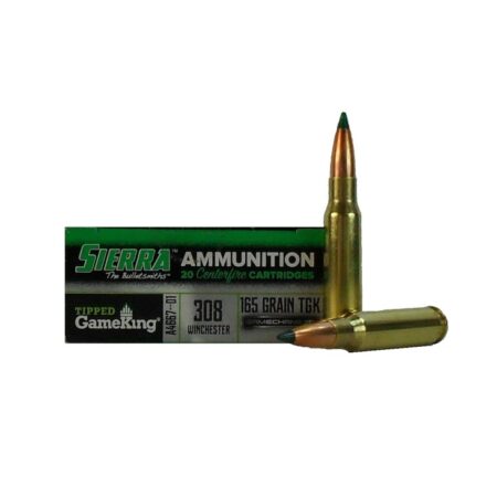 Sierra GameChanger .308 Winchester 165 Gr. Tipped GameKing Hollow Point Boat Tail- Box of 20