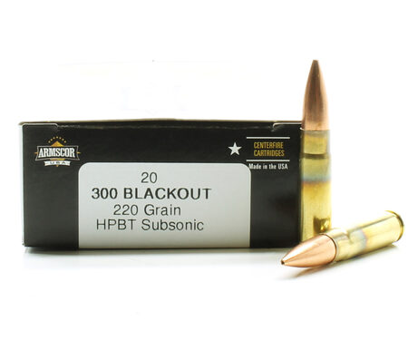 Armscor .300 AAC Blackout 220 Gr. Hollow Point Boat Tail- Box of 20